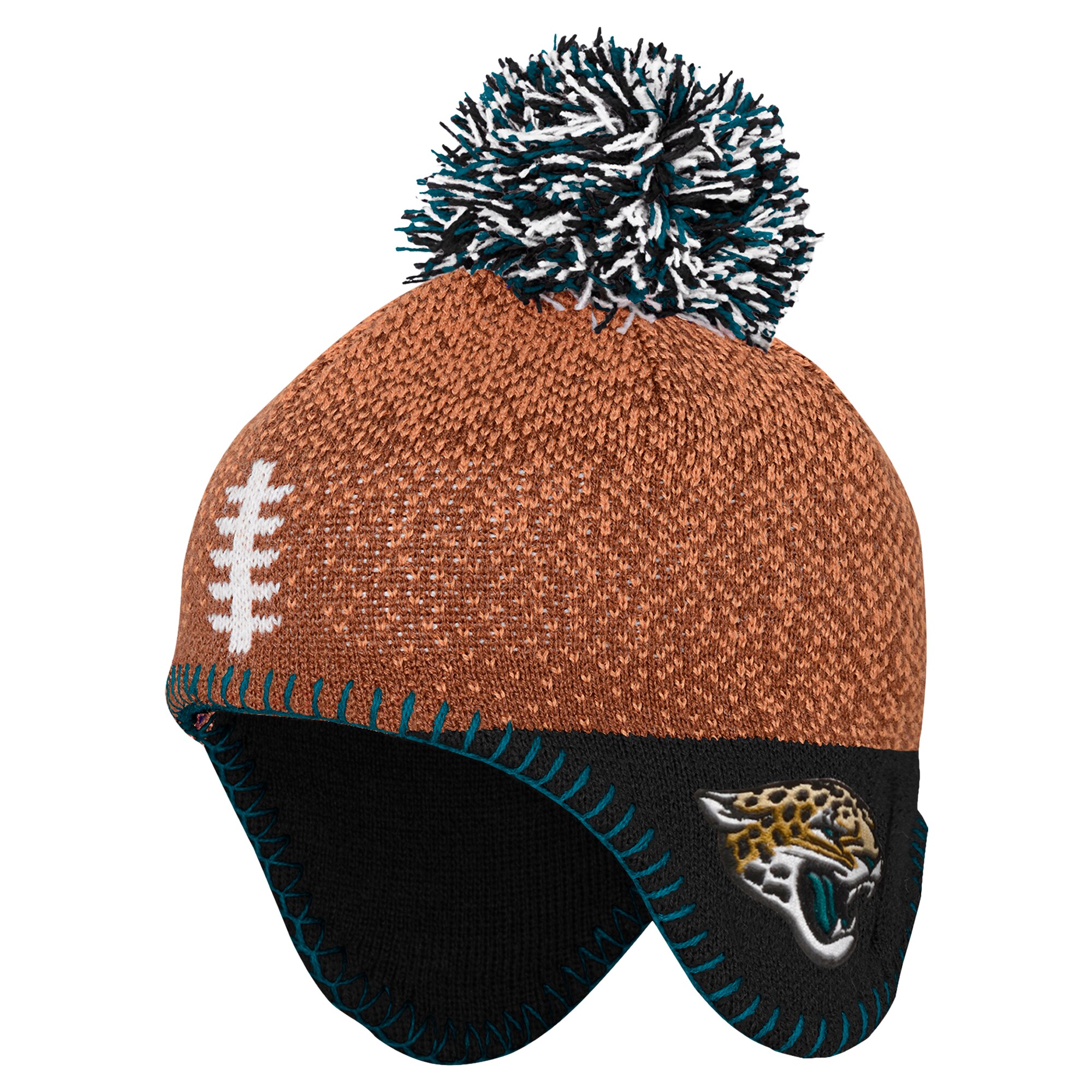 infant brown jacksonville jaguars football head knit hat with pom Collection – Jacksonville Jaguars Jerseys, Hats & Fan Gear | Jaguars Shop