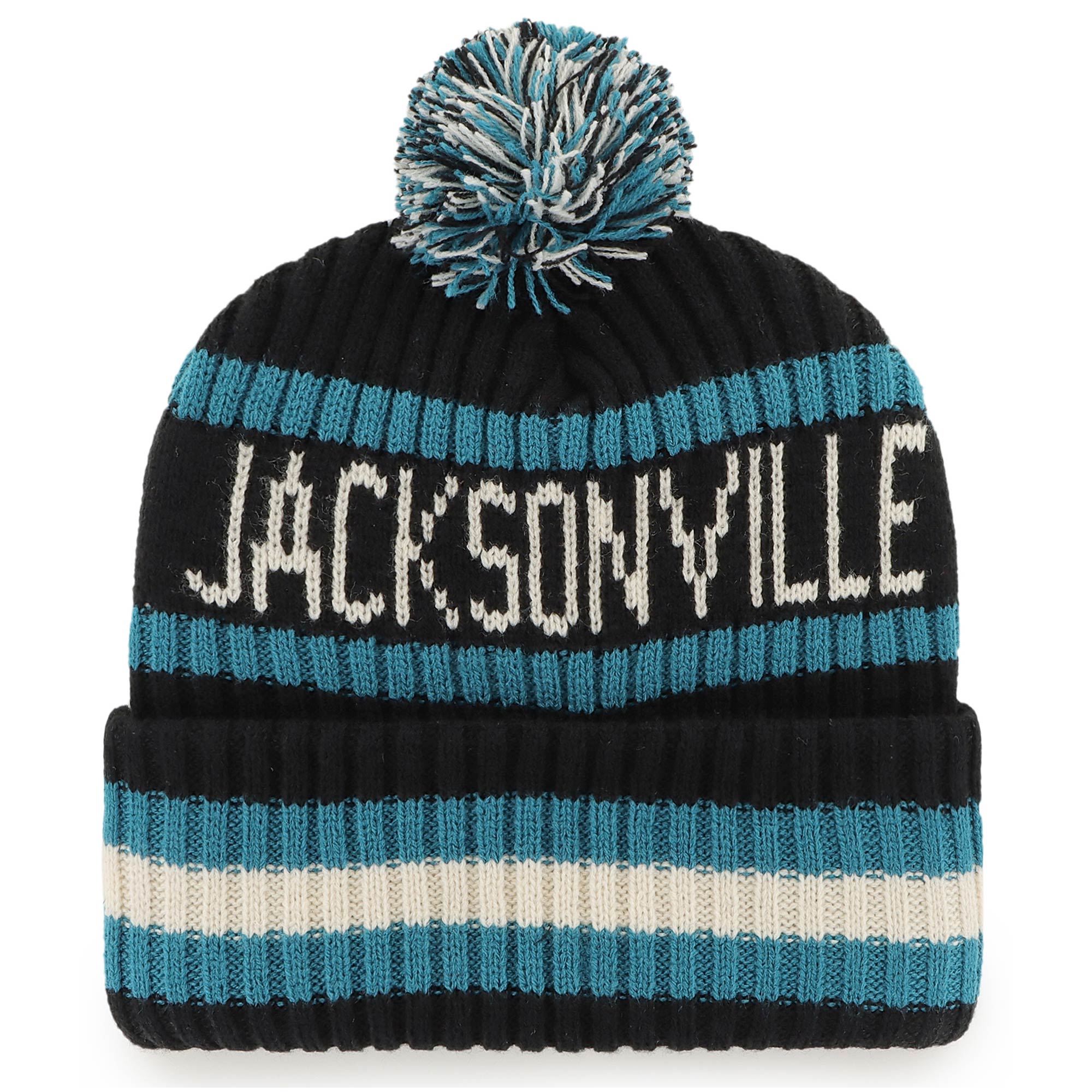 mens 47 black jacksonville jaguars bering cuffed knit hat with pom Collection – Jacksonville Jaguars Jerseys, Hats & Fan Gear | Jaguars Shop