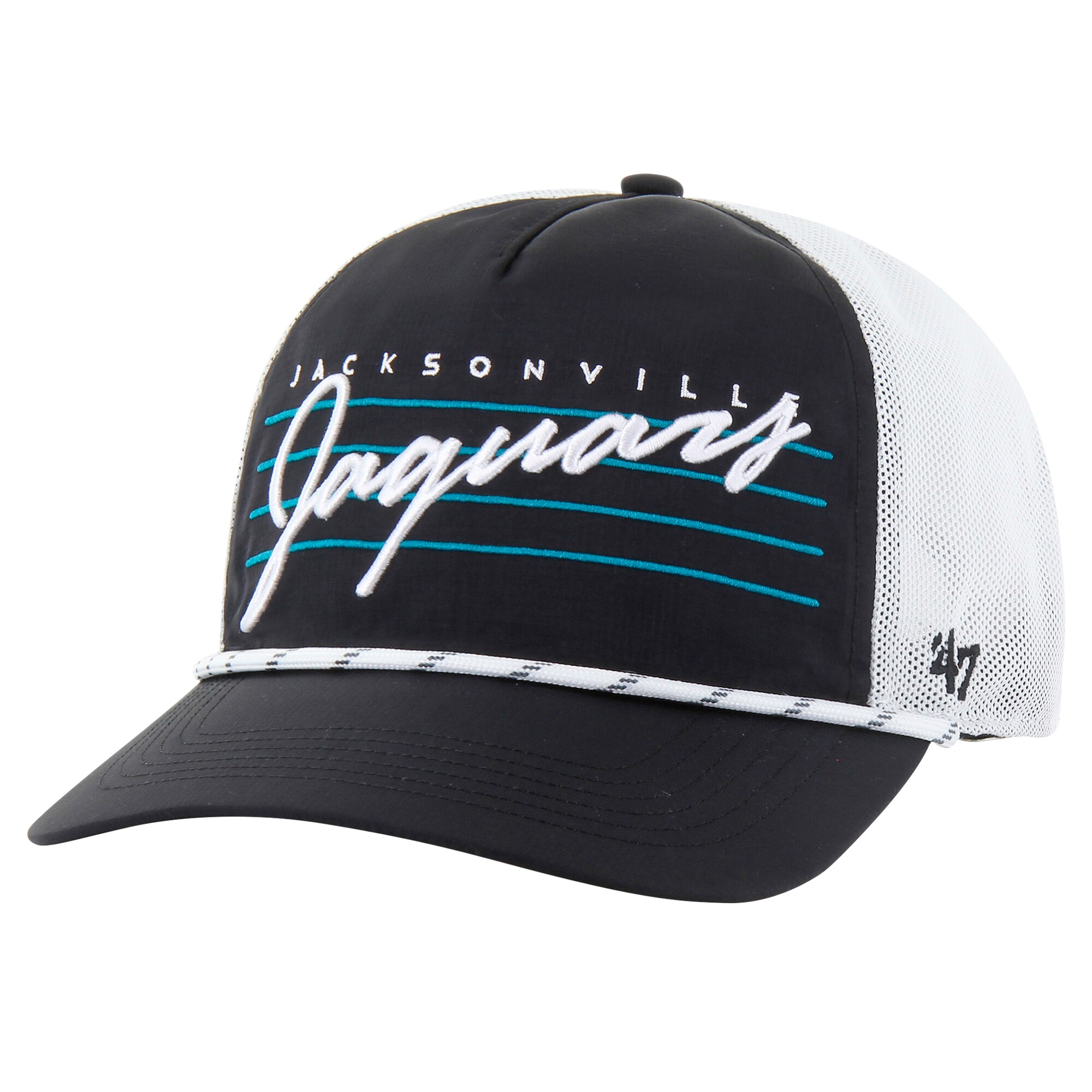 mens 47 blackwhite jacksonville jaguars downburst relaxed hitch trucker adjustable hat Collection – Jacksonville Jaguars Jerseys, Hats & Fan Gear | Jaguars Shop