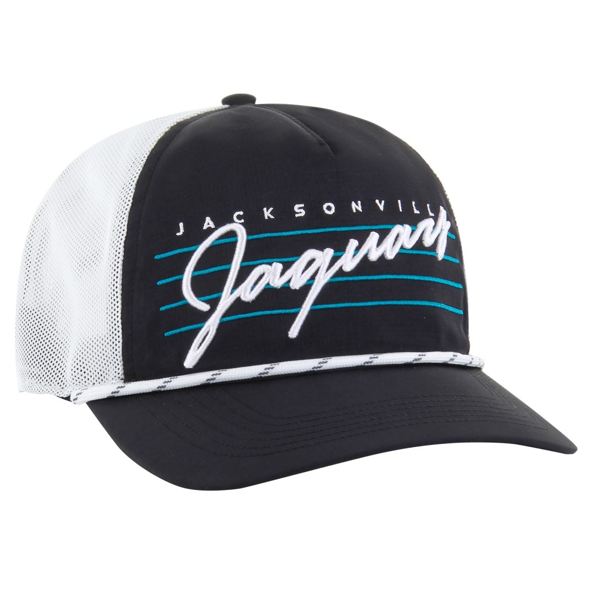 mens 47 blackwhite jacksonville jaguars downburst relaxed hitch trucker adjustable hat Collection – Jacksonville Jaguars Jerseys, Hats & Fan Gear | Jaguars Shop