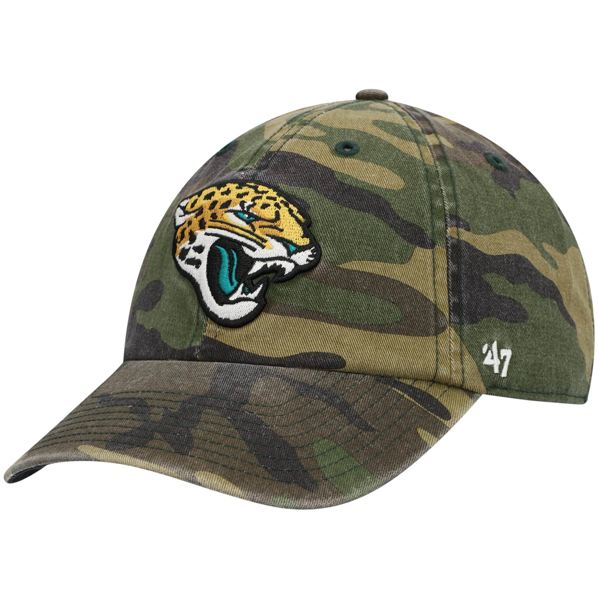 mens 47 camo jacksonville jaguars woodland clean up adjustable hat Collection – Jacksonville Jaguars Jerseys, Hats & Fan Gear | Jaguars Shop