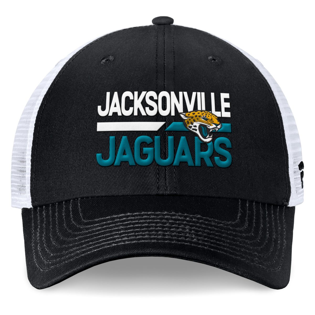 mens fanatics blackwhite jacksonville jaguars upper trucker adjustable hat Collection – Jacksonville Jaguars Jerseys, Hats & Fan Gear | Jaguars Shop