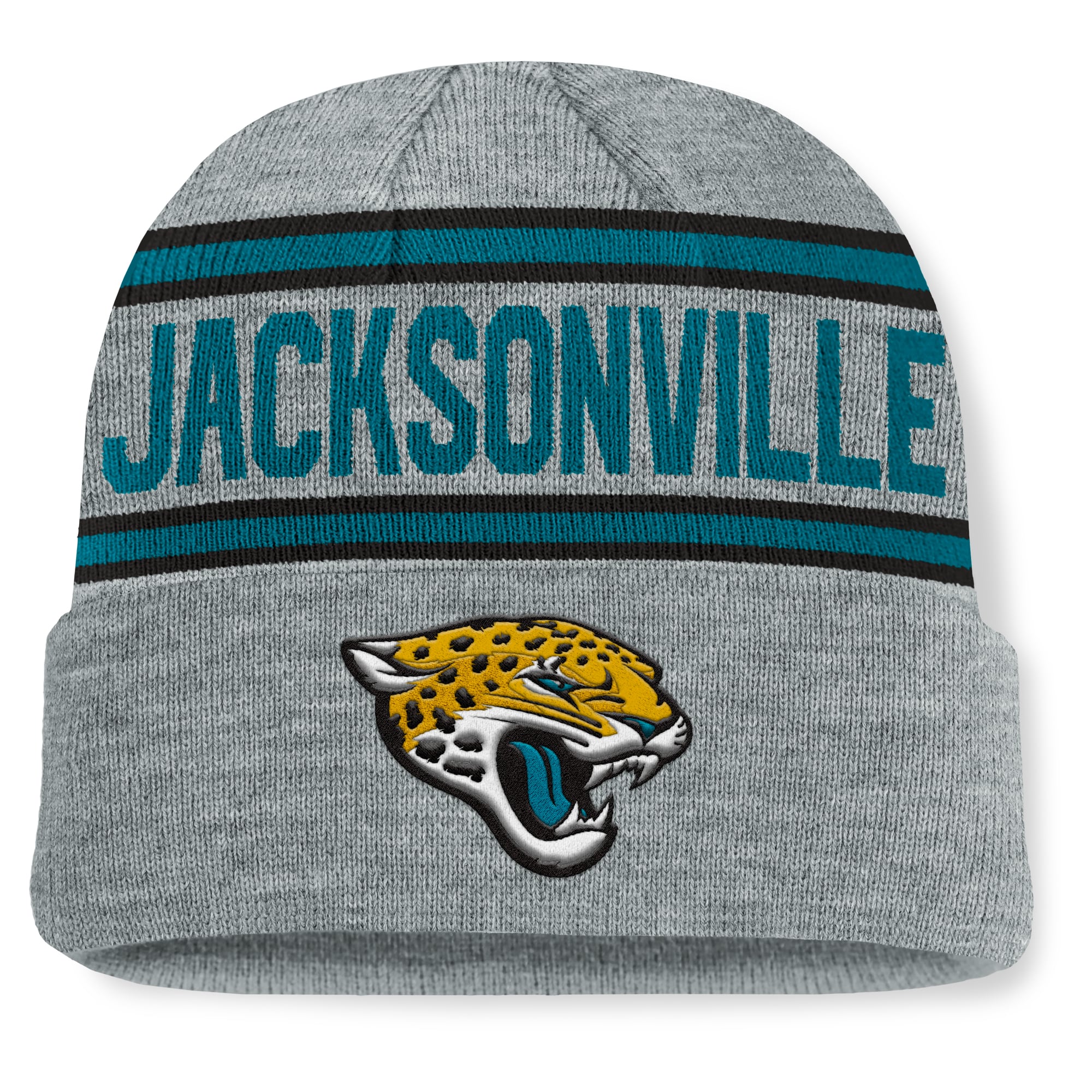 mens fanatics heather gray jacksonville jaguars luna rock cuffed knit hat Collection – Jacksonville Jaguars Jerseys, Hats & Fan Gear | Jaguars Shop