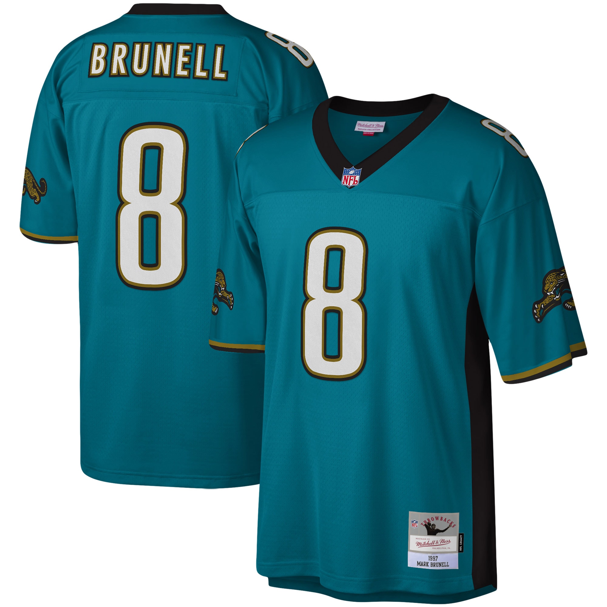 mens mitchell amp ness mark brunell teal jacksonville jaguars legacy replica jersey Collection – Jacksonville Jaguars Jerseys, Hats & Fan Gear | Jaguars Shop