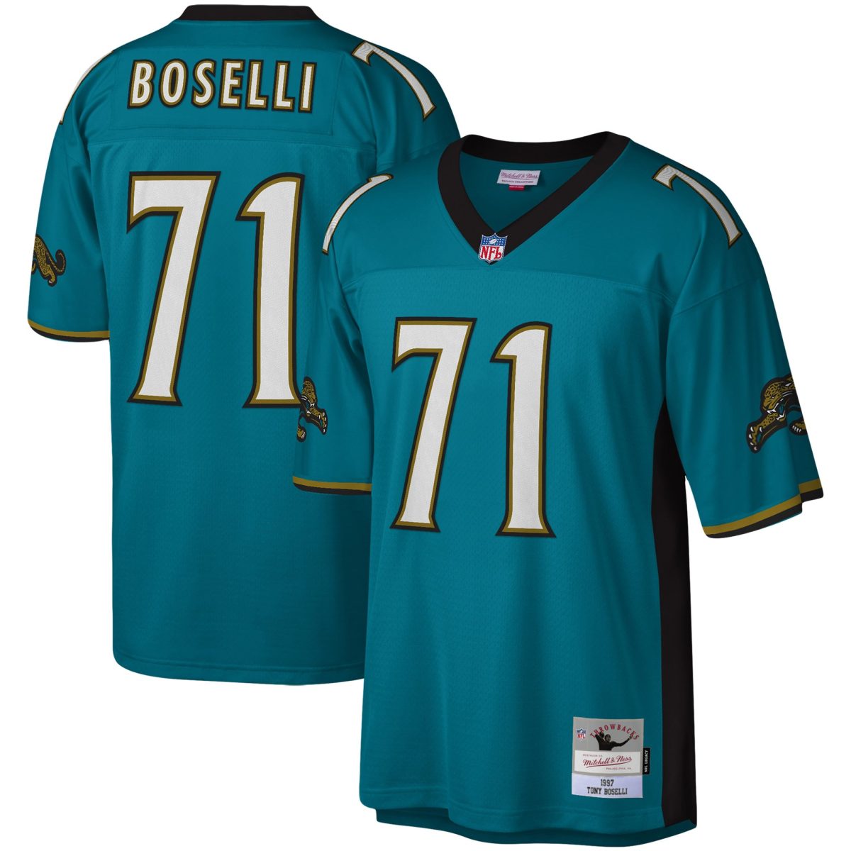 mens mitchell amp ness tony boselli teal jacksonville jaguars legacy replica jersey Collection – Jacksonville Jaguars Jerseys, Hats & Fan Gear | Jaguars Shop