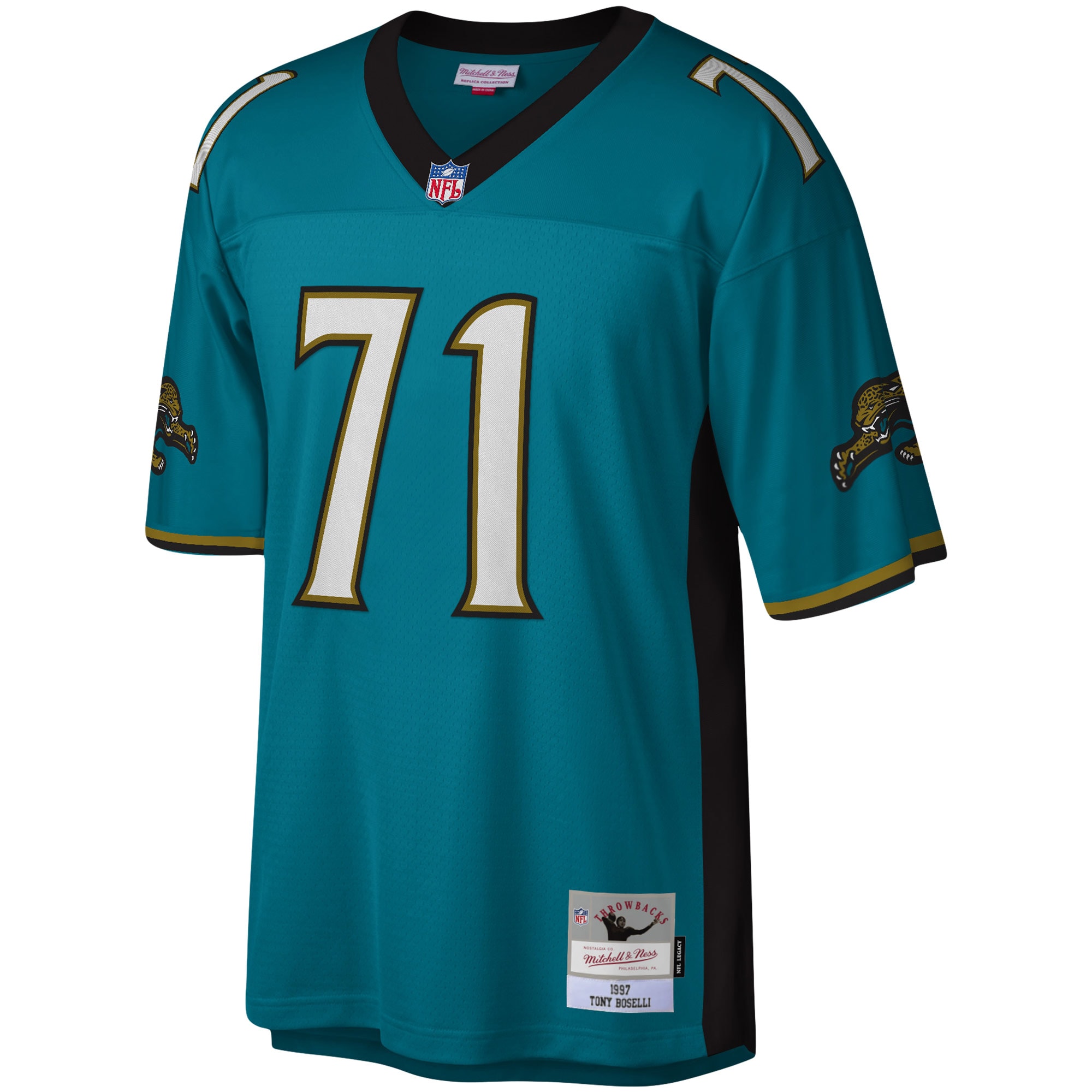 mens mitchell amp ness tony boselli teal jacksonville jaguars legacy replica jersey Collection – Jacksonville Jaguars Jerseys, Hats & Fan Gear | Jaguars Shop