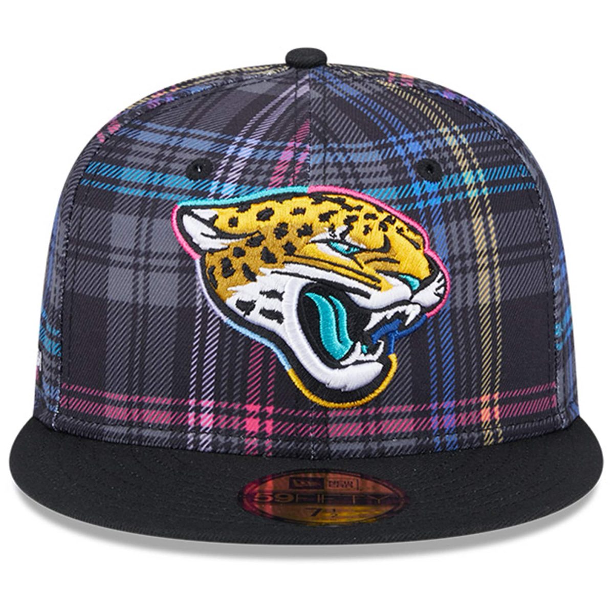 mens new era black jacksonville jaguars 2024 nfl crucial catch plaid 59fifty fitted hat Collection – Jacksonville Jaguars Jerseys, Hats & Fan Gear | Jaguars Shop