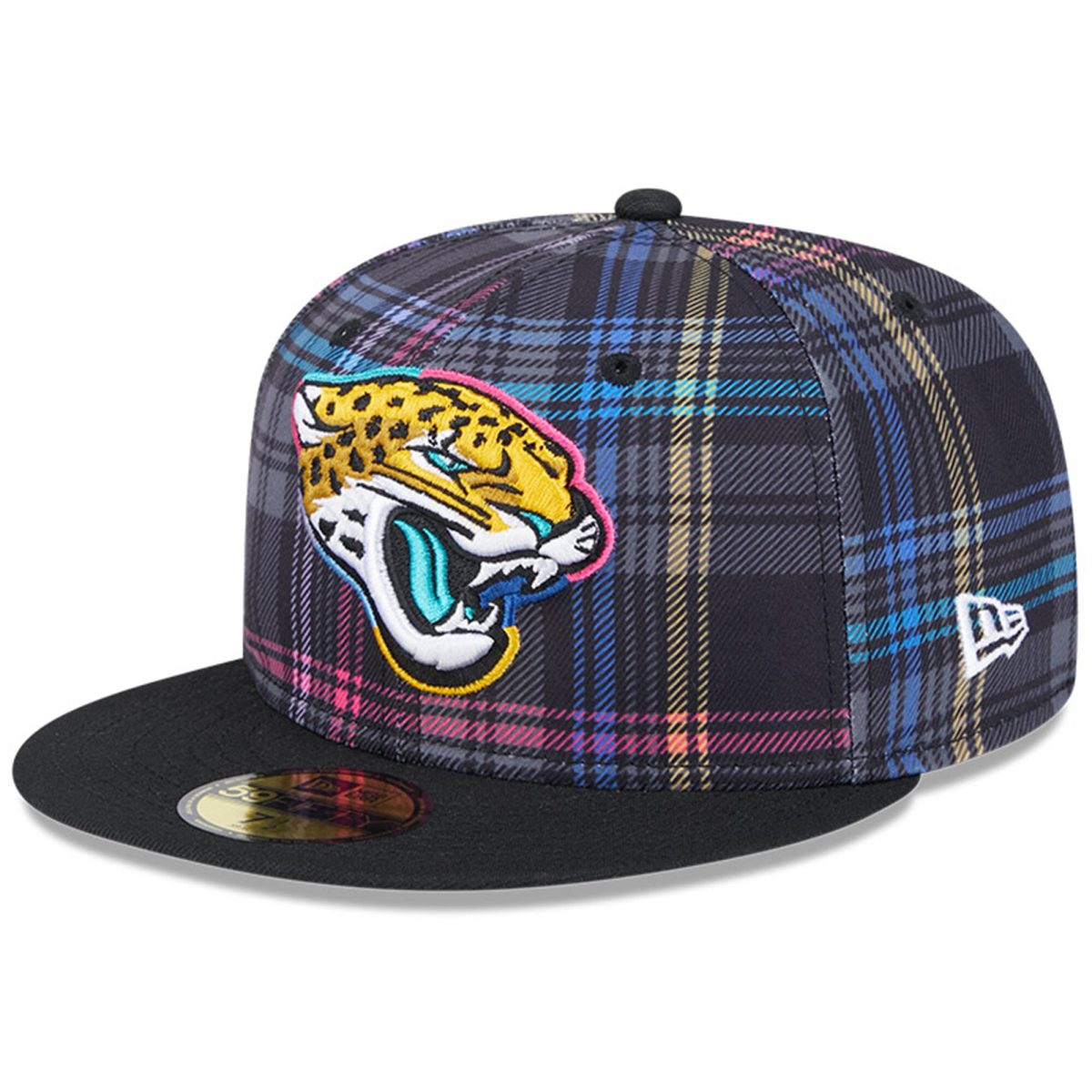 mens new era black jacksonville jaguars 2024 nfl crucial catch plaid 59fifty fitted hat Collection – Jacksonville Jaguars Jerseys, Hats & Fan Gear | Jaguars Shop