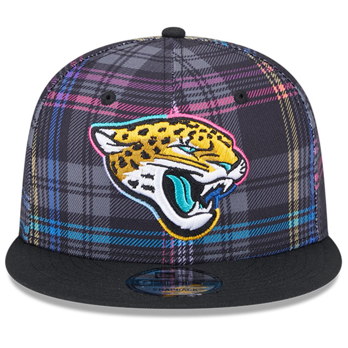 mens new era black jacksonville jaguars 2024 nfl crucial catch plaid 9fifty snapback hat Collection – Jacksonville Jaguars Jerseys, Hats & Fan Gear | Jaguars Shop