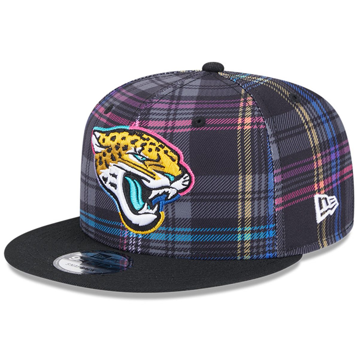 mens new era black jacksonville jaguars 2024 nfl crucial catch plaid 9fifty snapback hat Collection – Jacksonville Jaguars Jerseys, Hats & Fan Gear | Jaguars Shop