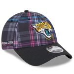 mens new era black jacksonville jaguars 2024 nfl crucial catch plaid 9forty adjustable hat Collection – Jacksonville Jaguars Jerseys, Hats & Fan Gear | Jaguars Shop