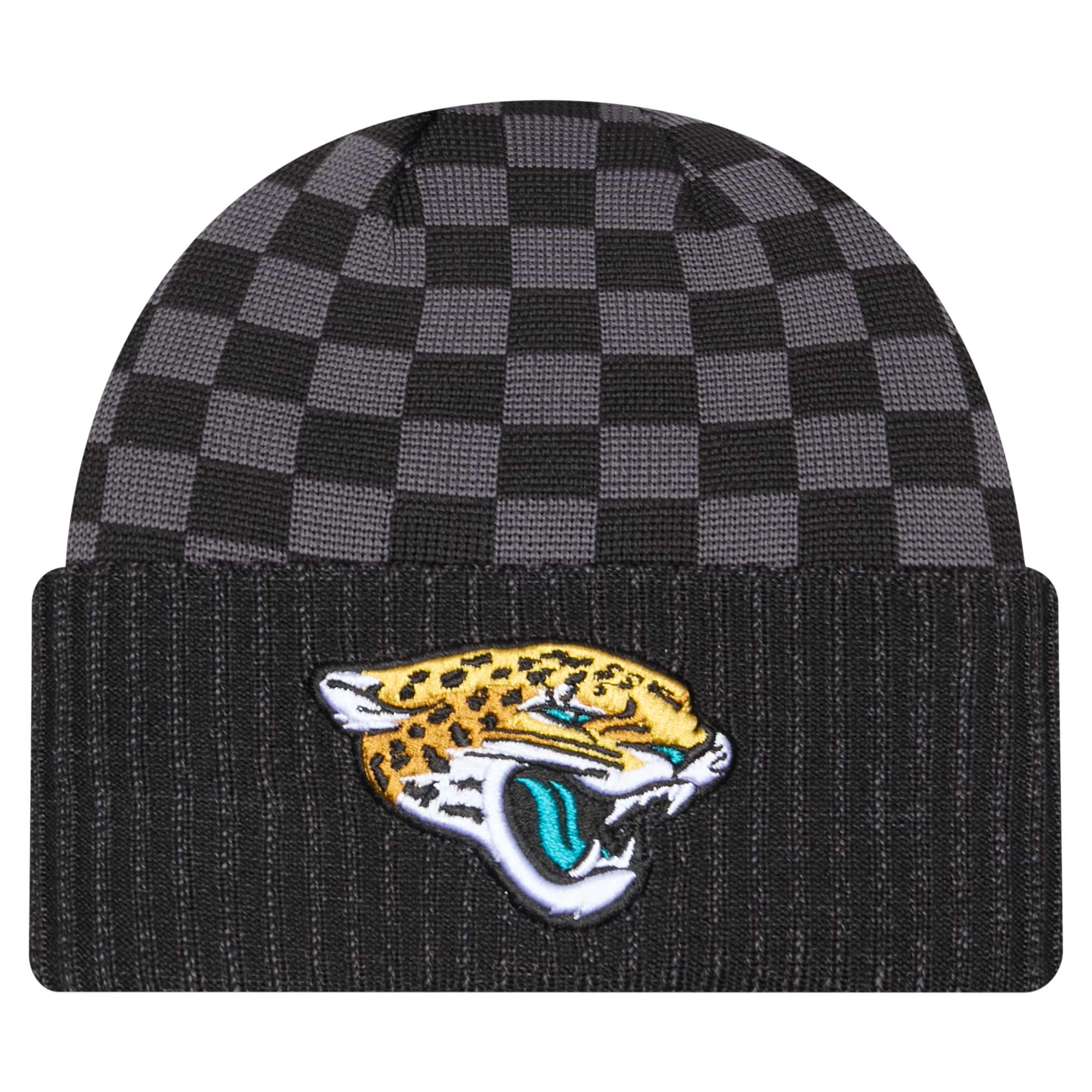 mens new era black jacksonville jaguars checkered cuffed knit hat Collection – Jacksonville Jaguars Jerseys, Hats & Fan Gear | Jaguars Shop