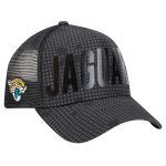 mens new era black jacksonville jaguars midnight ink tonal text a-frame trucker 9forty adjustable hat Collection – Jacksonville Jaguars Jerseys, Hats & Fan Gear | Jaguars Shop