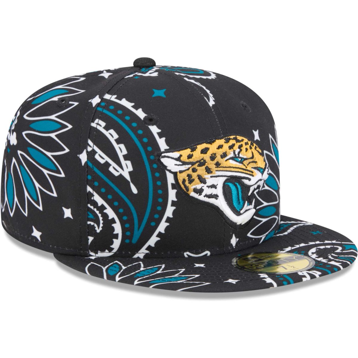 mens new era black jacksonville jaguars paisley 59fifty fitted hat Collection – Jacksonville Jaguars Jerseys, Hats & Fan Gear | Jaguars Shop