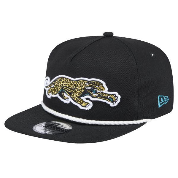 mens new era black jacksonville jaguars throwback crawl lockup golfer snapback hat Collection – Jacksonville Jaguars Jerseys, Hats & Fan Gear | Jaguars Shop