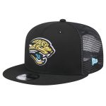 mens new era black jacksonville jaguars throwback logo shade trucker 9fifty snapback hat Collection – Jacksonville Jaguars Jerseys, Hats & Fan Gear | Jaguars Shop