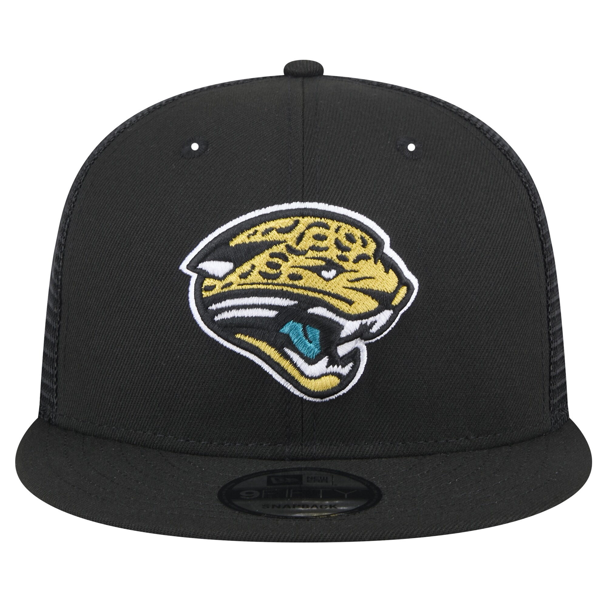 mens new era black jacksonville jaguars throwback logo shade trucker 9fifty snapback hat Collection – Jacksonville Jaguars Jerseys, Hats & Fan Gear | Jaguars Shop