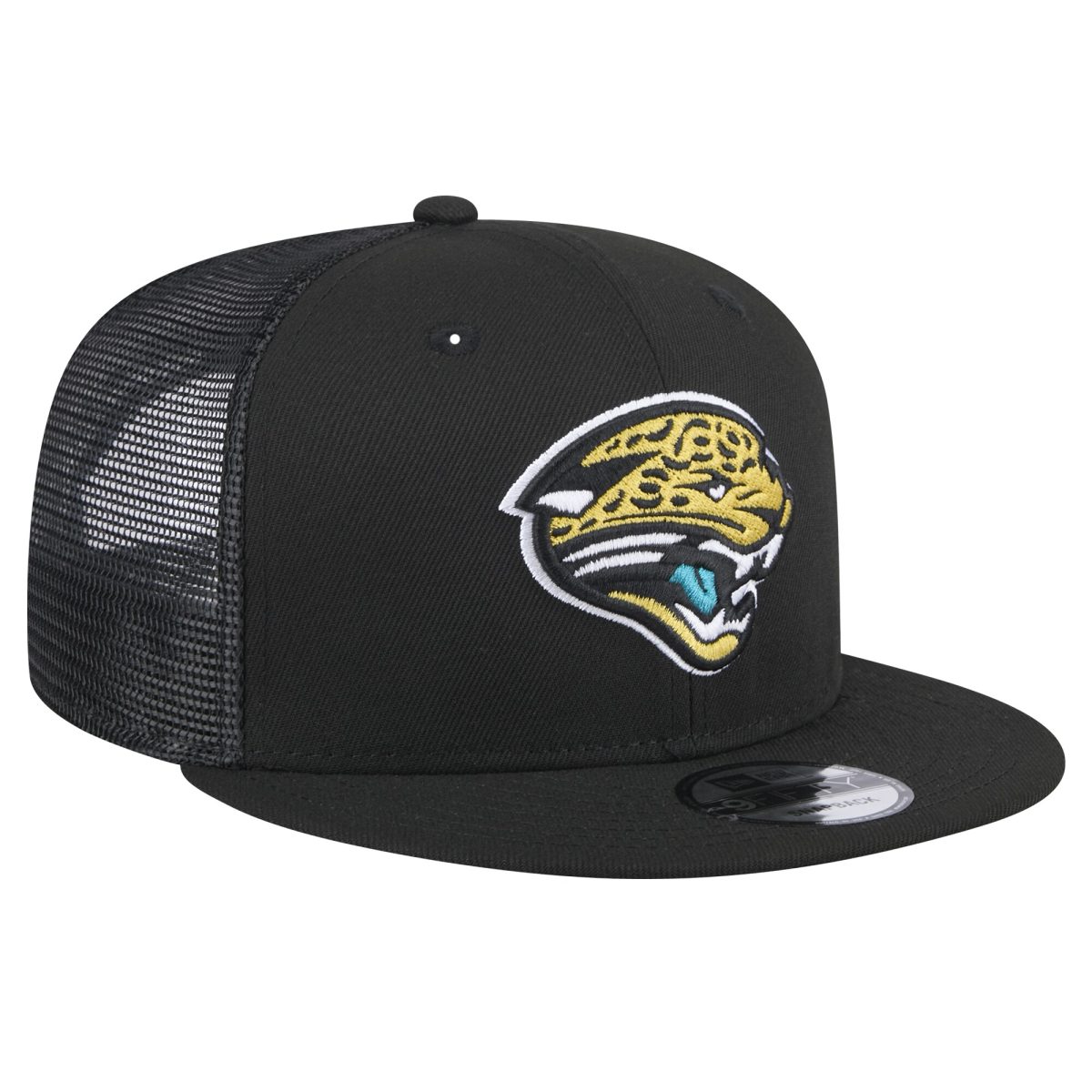 mens new era black jacksonville jaguars throwback logo shade trucker 9fifty snapback hat Collection – Jacksonville Jaguars Jerseys, Hats & Fan Gear | Jaguars Shop