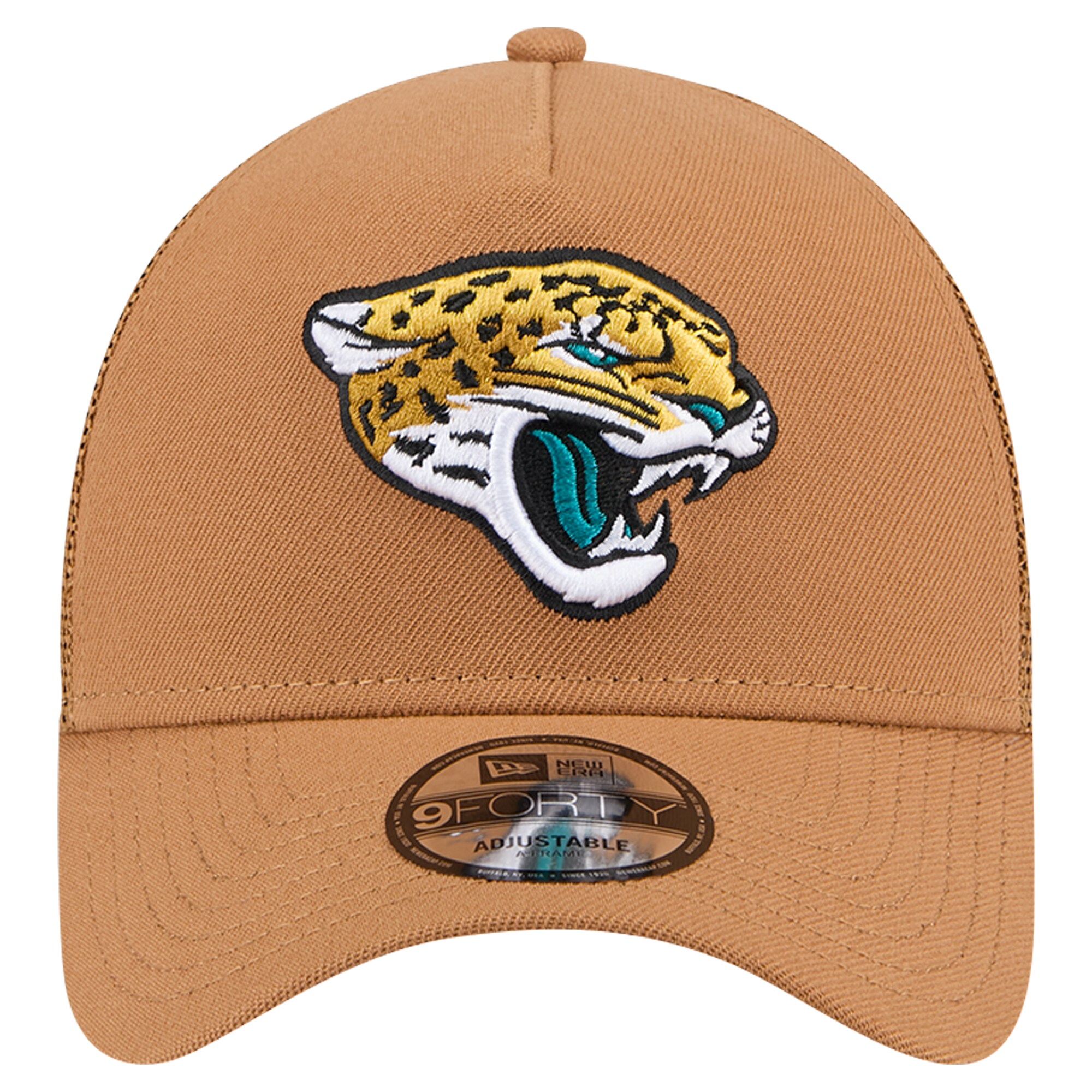 mens new era brown jacksonville jaguars color pack a-frame trucker 9forty adjustable hat Collection – Jacksonville Jaguars Jerseys, Hats & Fan Gear | Jaguars Shop