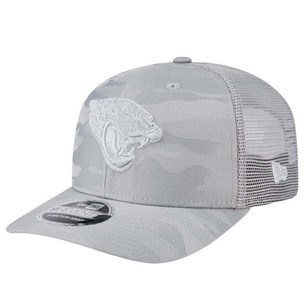 mens new era gray jacksonville jaguars adventure camo trucker 9seventy stretch-snap adjustable hat Collection – Jacksonville Jaguars Jerseys, Hats & Fan Gear | Jaguars Shop
