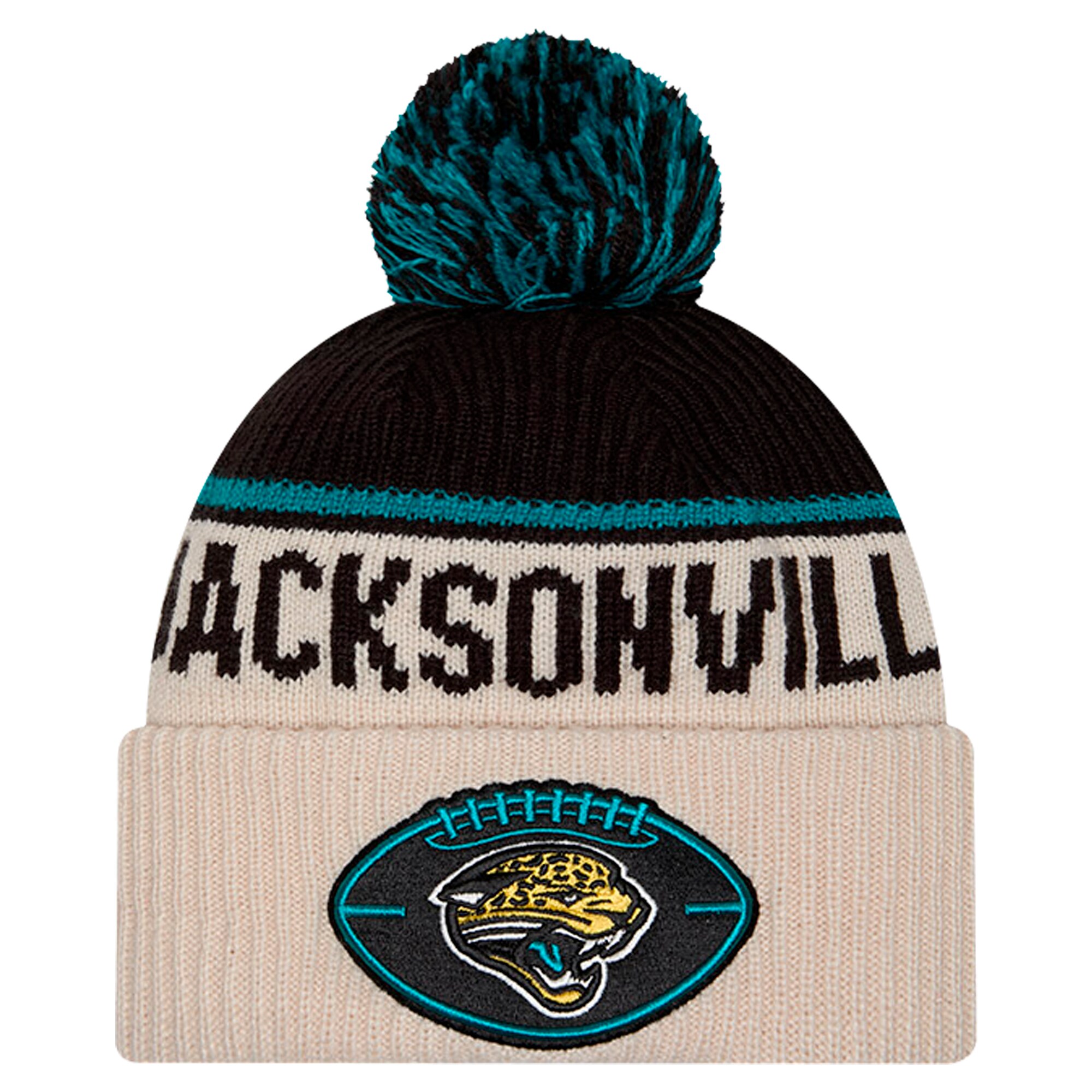 mens new era stone jacksonville jaguars nfl sideline historic cuffed knit hat with pom Collection – Jacksonville Jaguars Jerseys, Hats & Fan Gear | Jaguars Shop