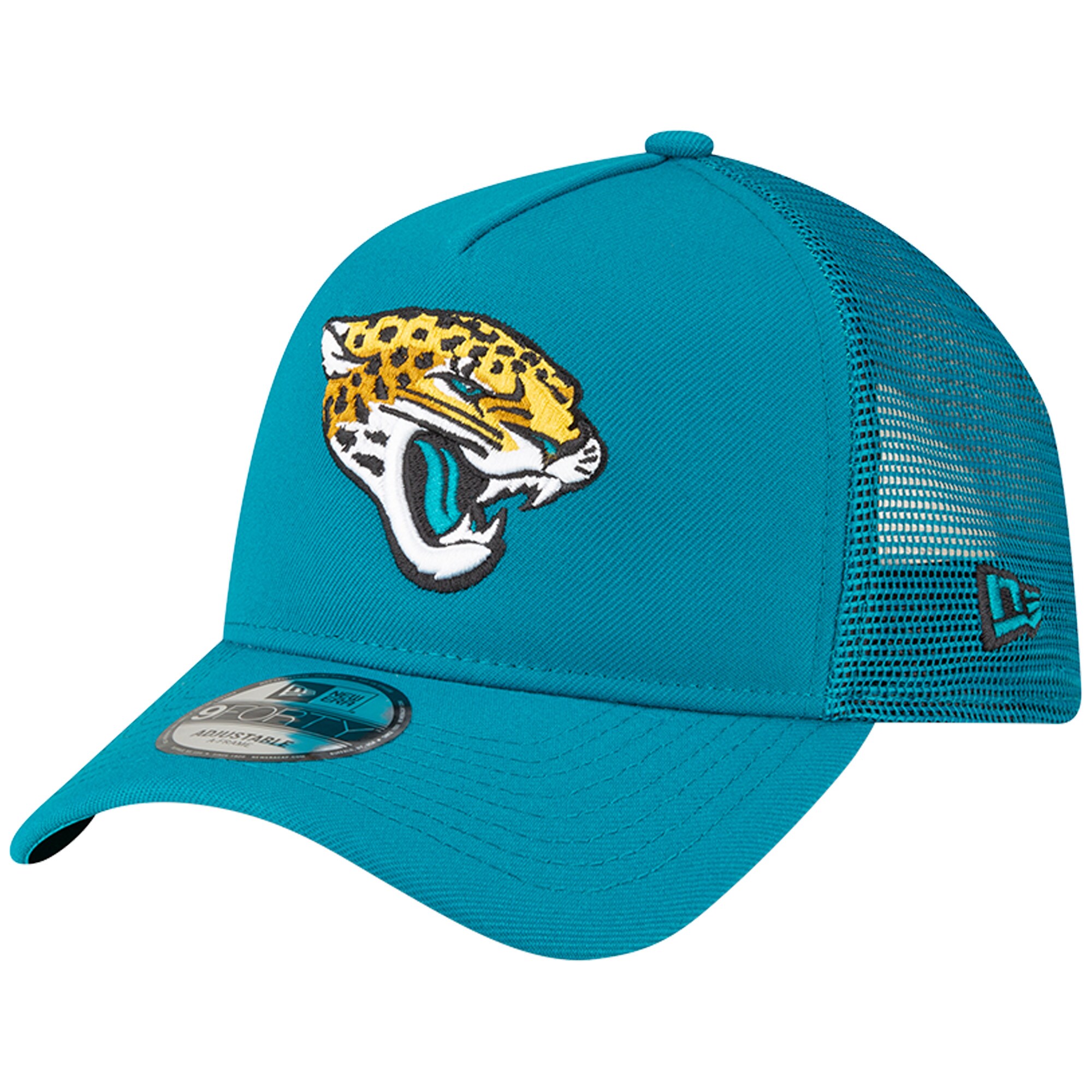 mens new era teal jacksonville jaguars a-frame trucker 9forty adjustable hat Collection – Jacksonville Jaguars Jerseys, Hats & Fan Gear | Jaguars Shop