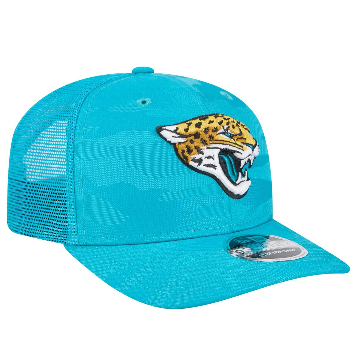 mens new era teal jacksonville jaguars adventure camo trucker 9seventy stretch-snap adjustable hat Collection – Jacksonville Jaguars Jerseys, Hats & Fan Gear | Jaguars Shop