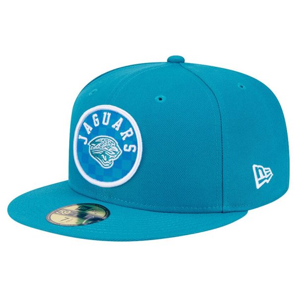 mens new era teal jacksonville jaguars checkered 59fifty fitted hat Collection – Jacksonville Jaguars Jerseys, Hats & Fan Gear | Jaguars Shop