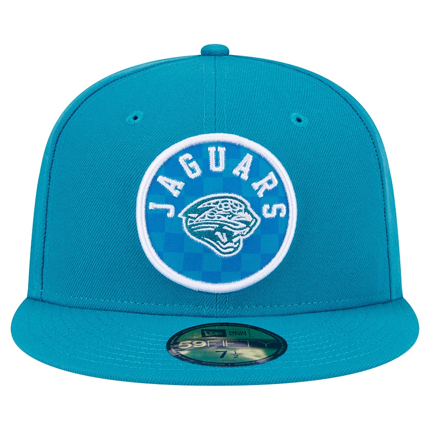 mens new era teal jacksonville jaguars checkered 59fifty fitted hat Collection – Jacksonville Jaguars Jerseys, Hats & Fan Gear | Jaguars Shop