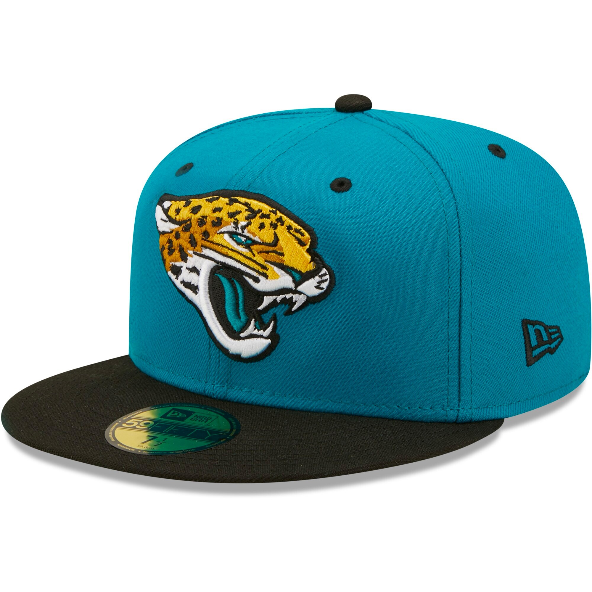 mens new era tealblack jacksonville jaguars flipside 2tone 59fifty fitted hat Collection – Jacksonville Jaguars Jerseys, Hats & Fan Gear | Jaguars Shop