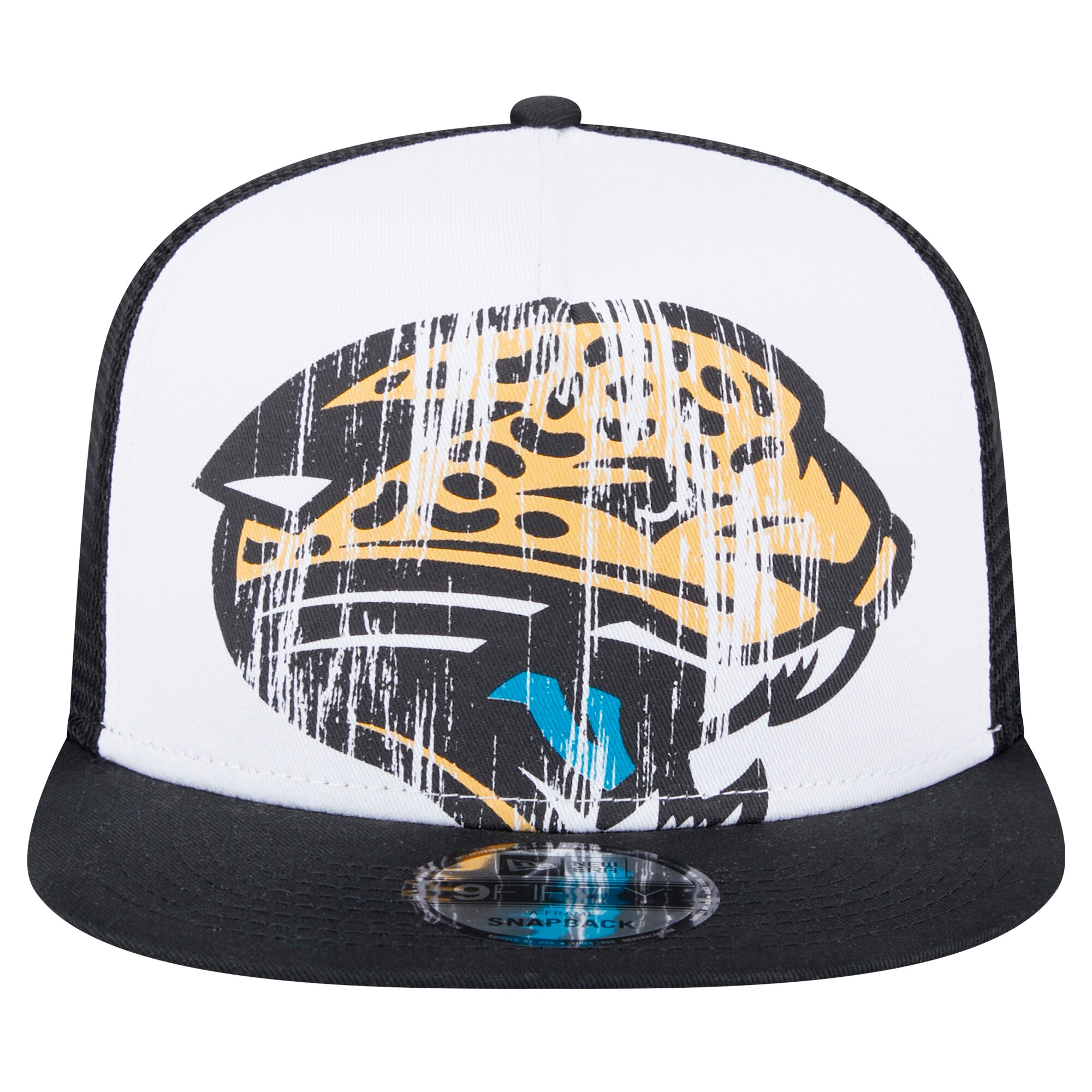 mens new era whiteblack jacksonville jaguars distressed 9fifty a-frame snapback hat Collection – Jacksonville Jaguars Jerseys, Hats & Fan Gear | Jaguars Shop