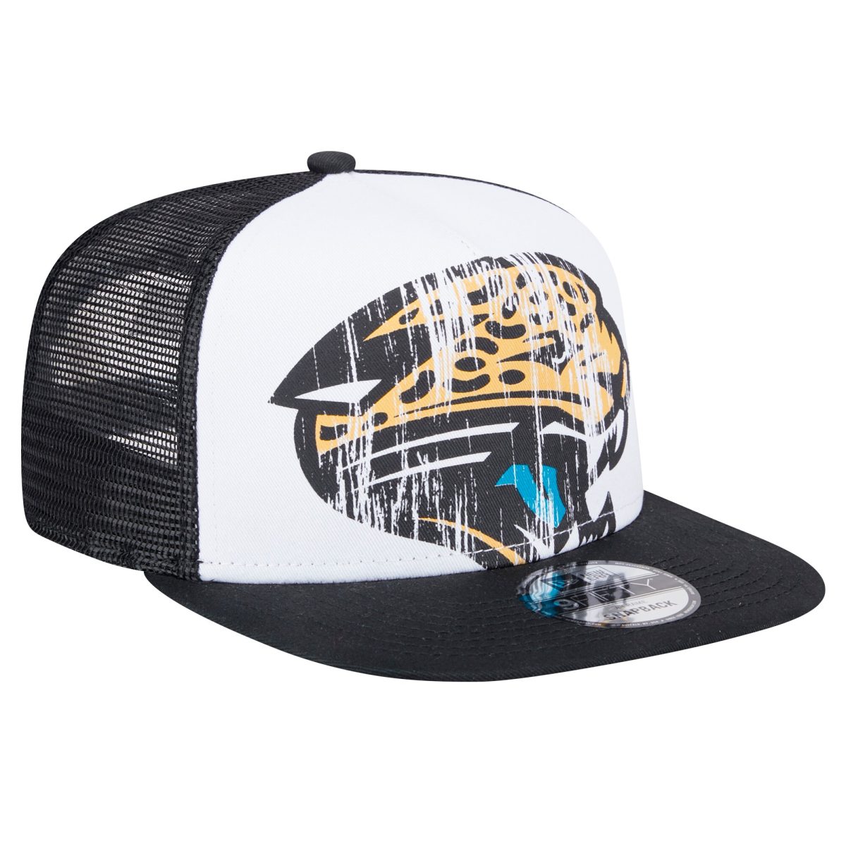 mens new era whiteblack jacksonville jaguars distressed 9fifty a-frame snapback hat Collection – Jacksonville Jaguars Jerseys, Hats & Fan Gear | Jaguars Shop
