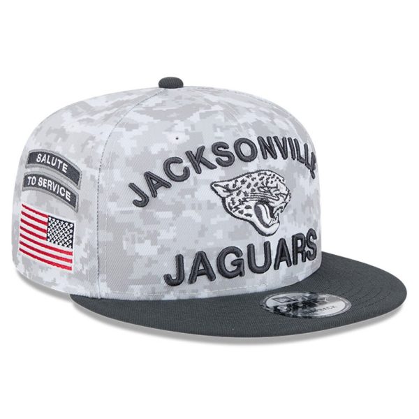mens new era whitegraphite jacksonville jaguars 2024 salute to service 9fifty snapback hat Collection – Jacksonville Jaguars Jerseys, Hats & Fan Gear | Jaguars Shop