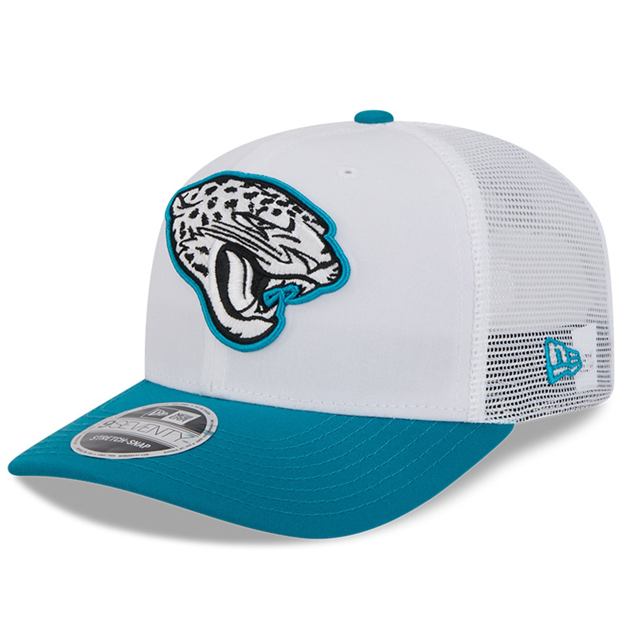 mens new era whiteteal jacksonville jaguars 2024 nfl training camp 9seventy trucker hat Collection – Jacksonville Jaguars Jerseys, Hats & Fan Gear | Jaguars Shop
