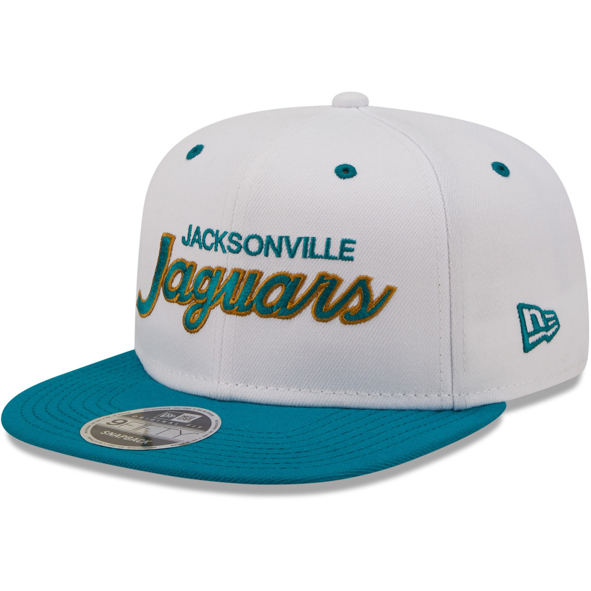 mens new era whiteteal jacksonville jaguars sparky original 9fifty snapback hat Collection – Jacksonville Jaguars Jerseys, Hats & Fan Gear | Jaguars Shop