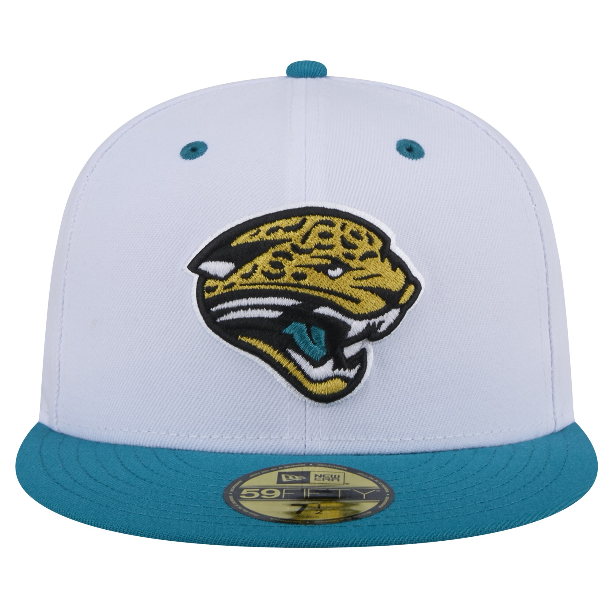 mens new era whiteteal jacksonville jaguars throwback logo flipside two-tone 59fifty fitted hat Collection – Jacksonville Jaguars Jerseys, Hats & Fan Gear | Jaguars Shop