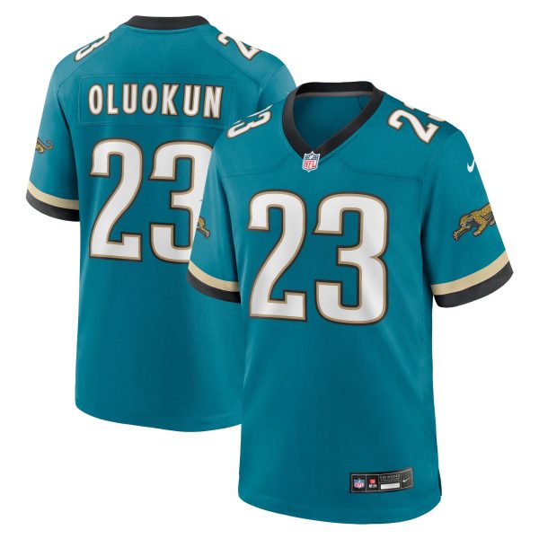 mens nike foye oluokun teal jacksonville jaguars prowler throwback player game jersey Collection – Jacksonville Jaguars Jerseys, Hats & Fan Gear | Jaguars Shop