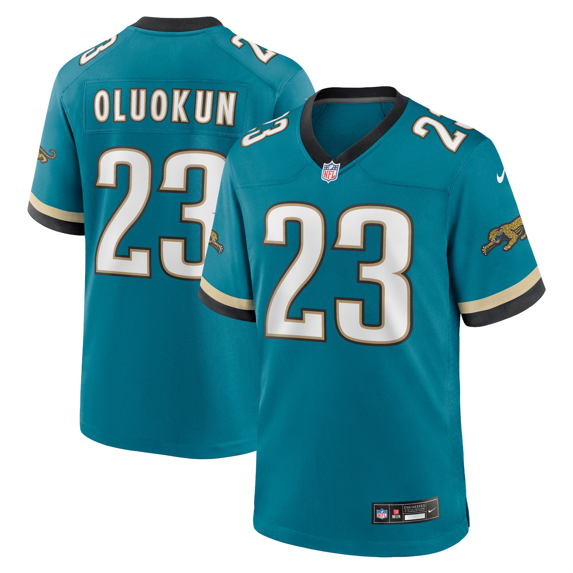 mens nike foye oluokun teal jacksonville jaguars prowler throwback player game jersey Collection – Jacksonville Jaguars Jerseys, Hats & Fan Gear | Jaguars Shop