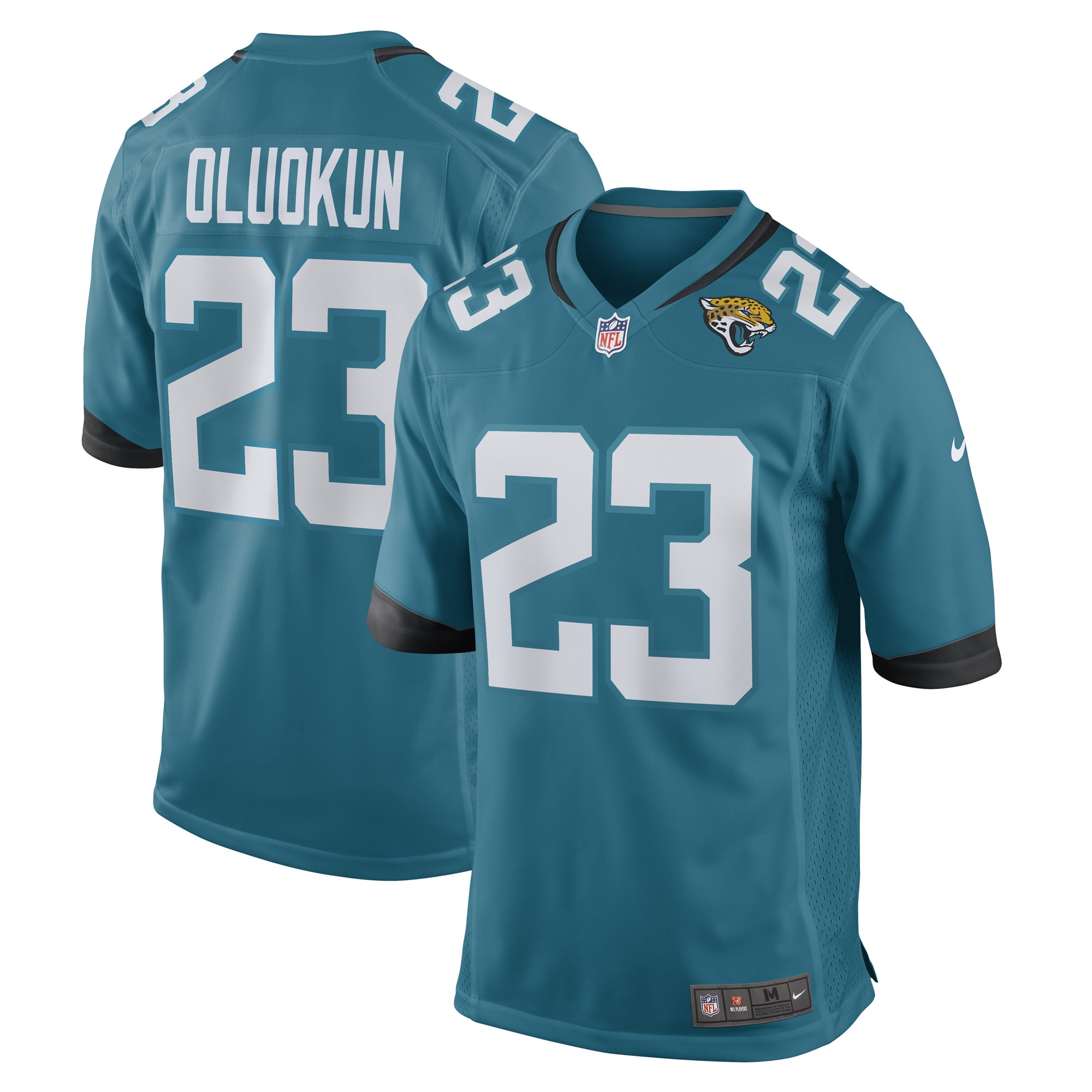 mens nike foyesade oluokun teal jacksonville jaguars game player jersey Collection – Jacksonville Jaguars Jerseys, Hats & Fan Gear | Jaguars Shop