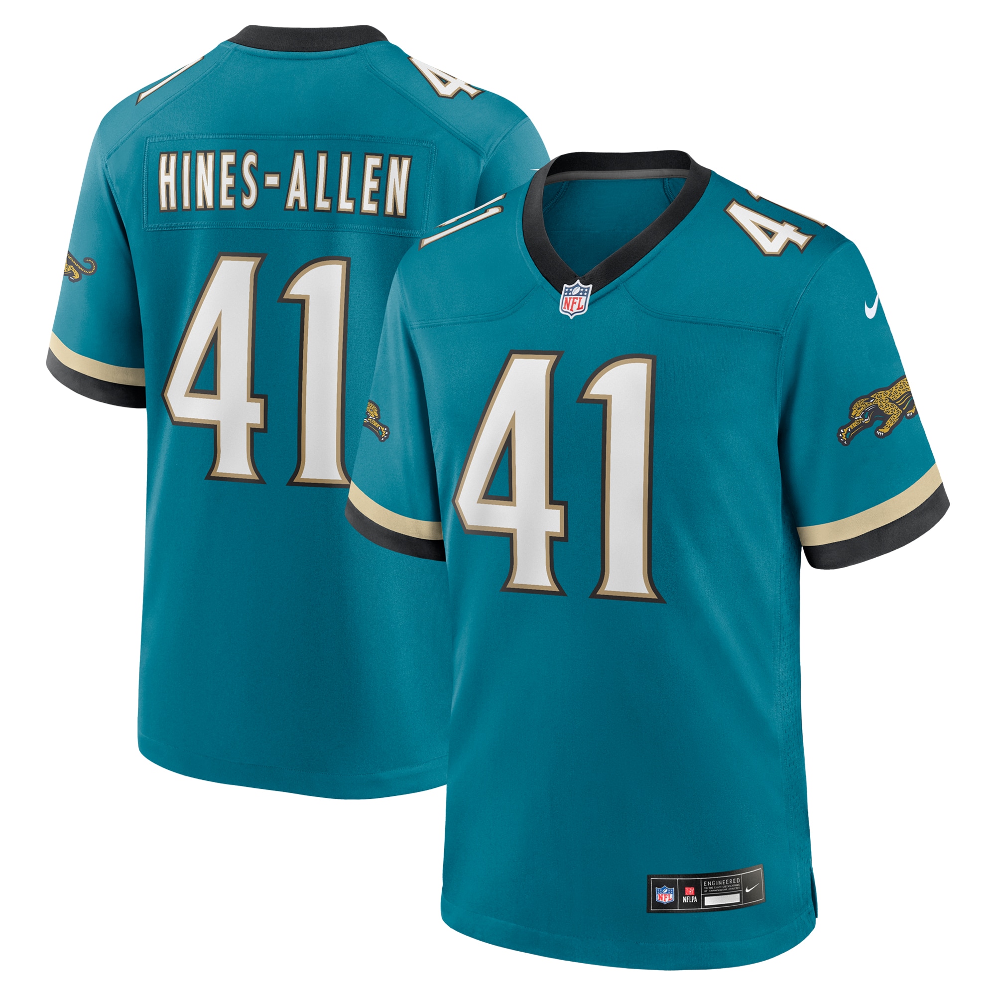 mens nike josh hines-allen teal jacksonville jaguars prowler throwback player game jersey Collection – Jacksonville Jaguars Jerseys, Hats & Fan Gear | Jaguars Shop