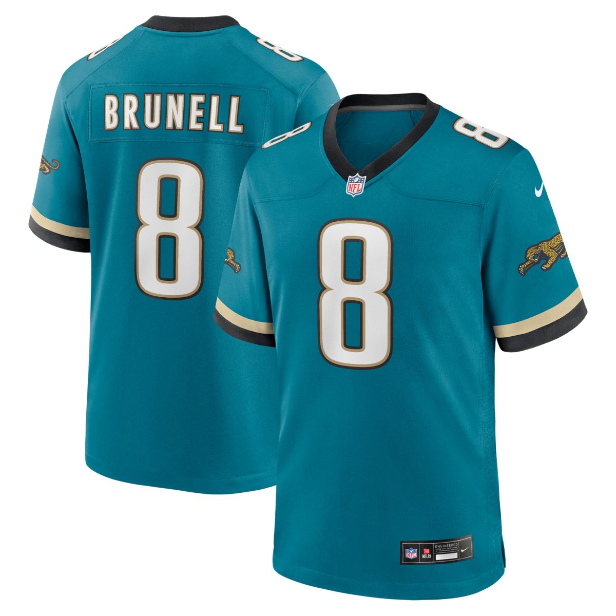 mens nike mark brunell teal jacksonville jaguars prowler throwback retired player game jersey Collection – Jacksonville Jaguars Jerseys, Hats & Fan Gear | Jaguars Shop