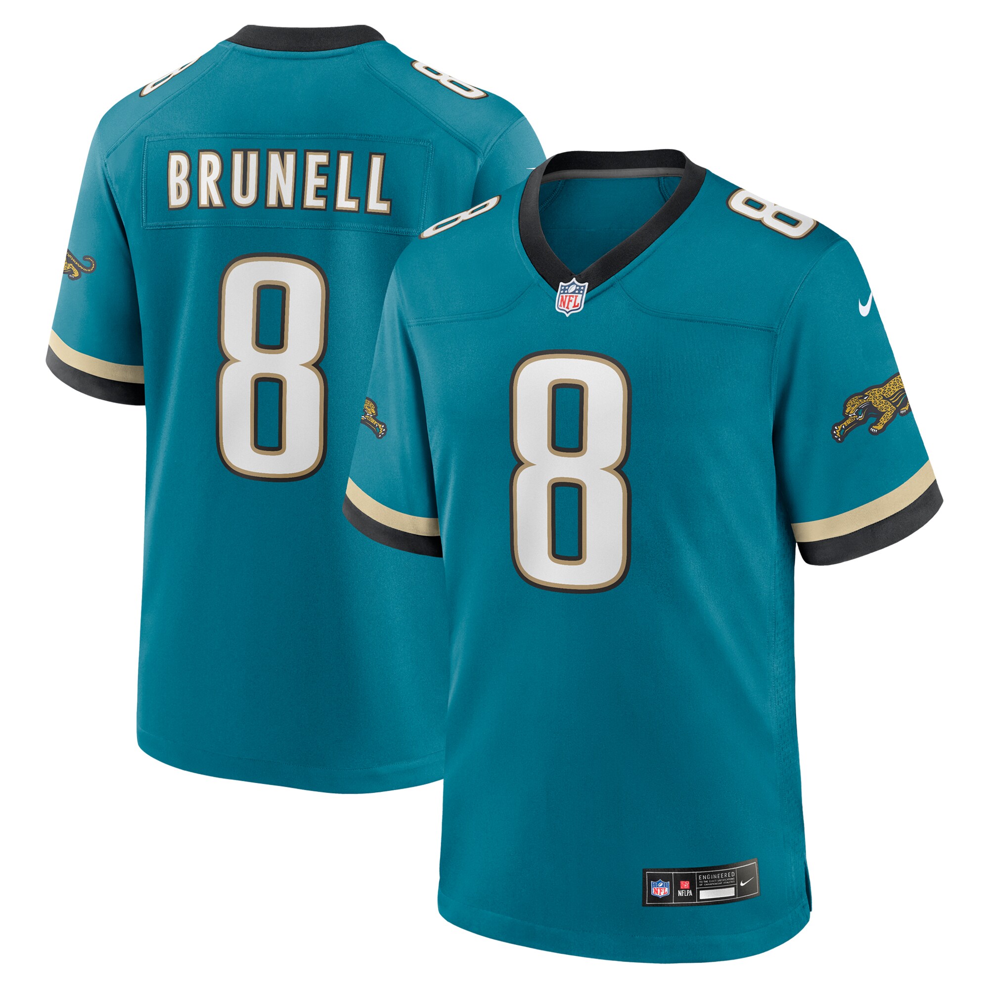 mens nike mark brunell teal jacksonville jaguars prowler throwback retired player game jersey Collection – Jacksonville Jaguars Jerseys, Hats & Fan Gear | Jaguars Shop