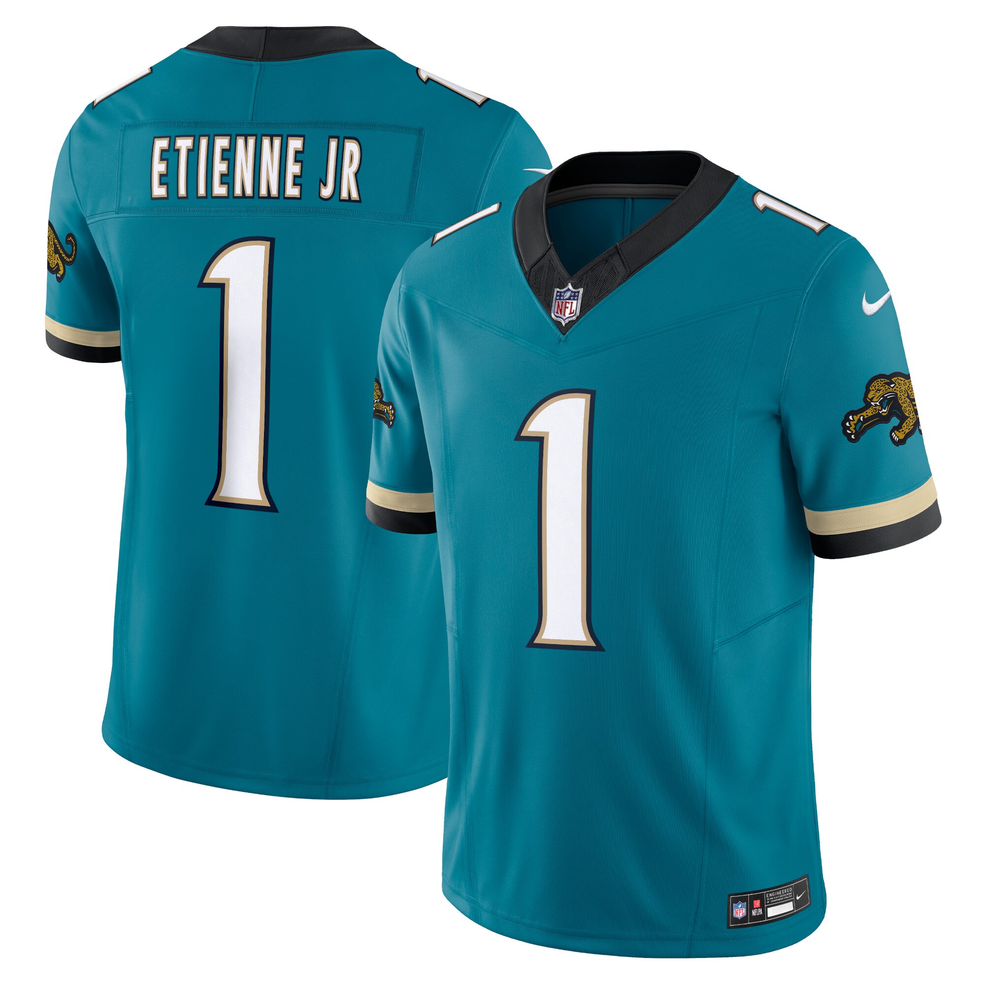 mens nike travis etienne teal jacksonville jaguars prowler throwback vapor f.u.s.e. limited jersey Collection – Jacksonville Jaguars Jerseys, Hats & Fan Gear | Jaguars Shop