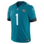 mens nike travis etienne teal jacksonville jaguars vapor f.u.s.e. limited jersey Collection – Jacksonville Jaguars Jerseys, Hats & Fan Gear | Jaguars Shop