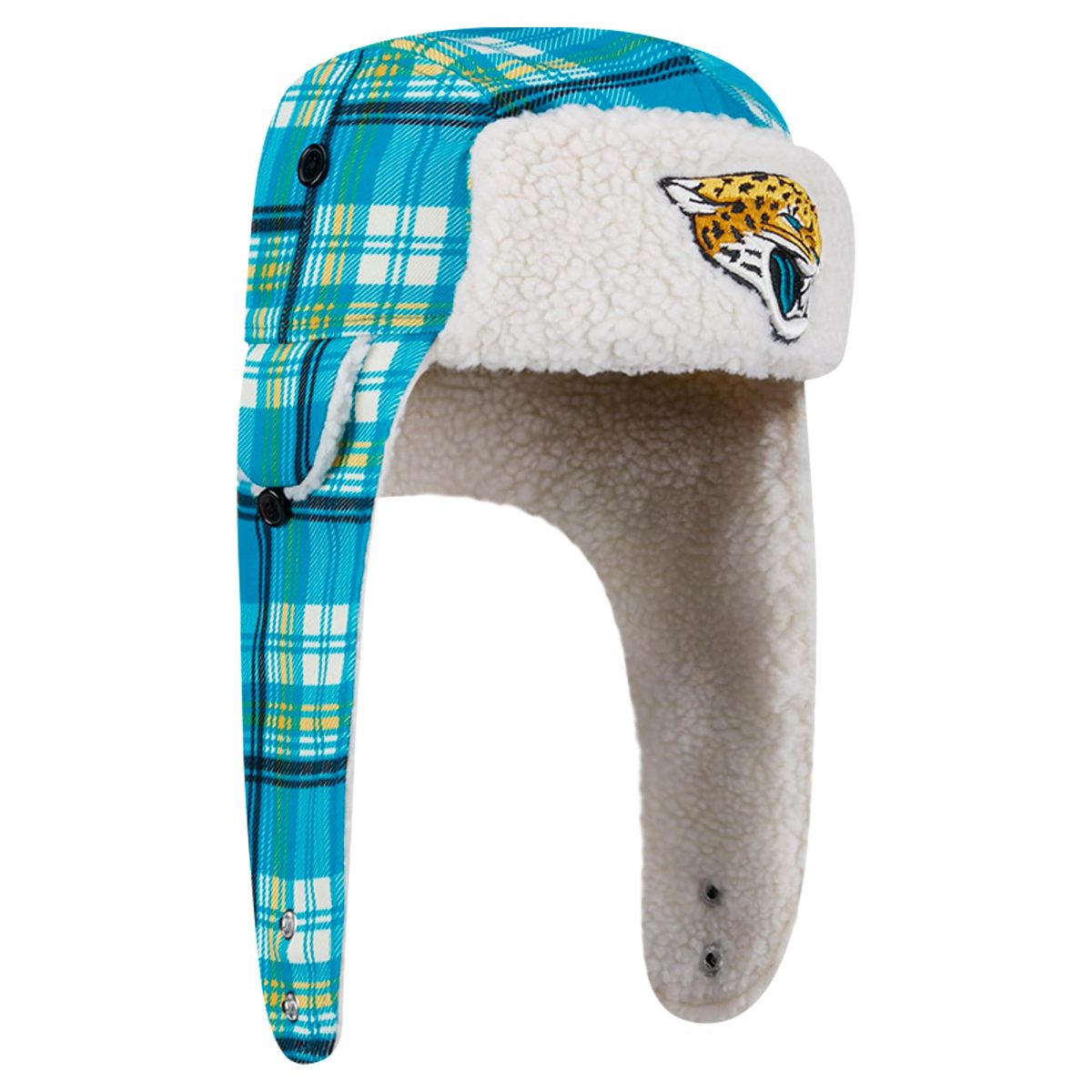new era teal jacksonville jaguars sideline plaid sherpa trapper hat Collection – Jacksonville Jaguars Jerseys, Hats & Fan Gear | Jaguars Shop