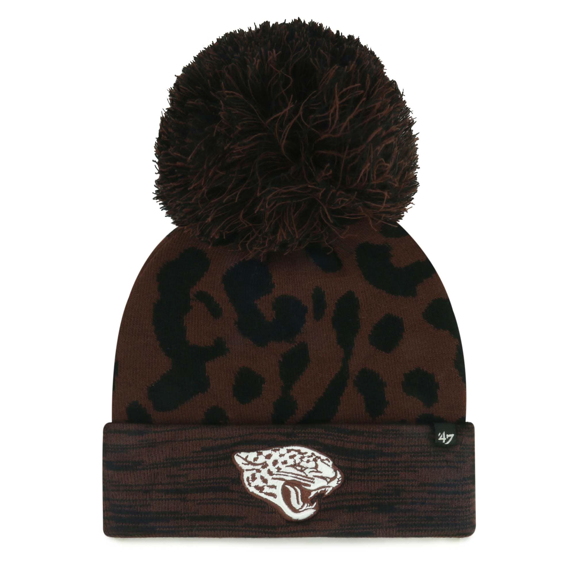 womens 47 brown jacksonville jaguars cacao cuffed knit hat with pom Collection – Jacksonville Jaguars Jerseys, Hats & Fan Gear | Jaguars Shop