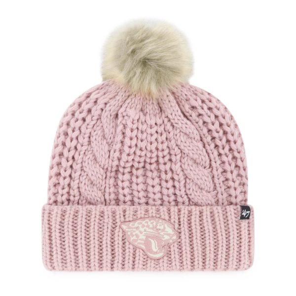 womens 47 dusty rose jacksonville jaguars meeko cuffed knit hat with pom Collection – Jacksonville Jaguars Jerseys, Hats & Fan Gear | Jaguars Shop