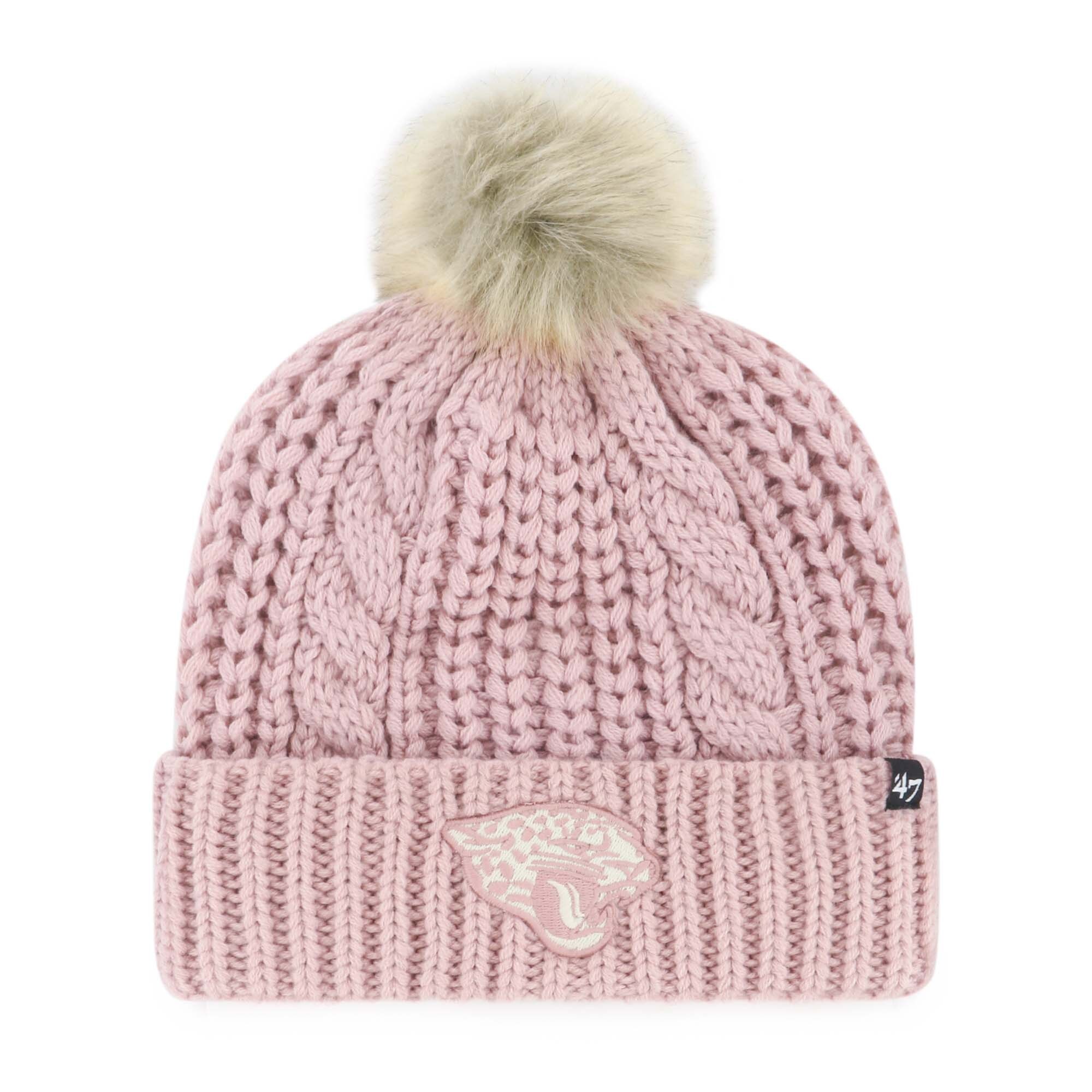 womens 47 dusty rose jacksonville jaguars meeko cuffed knit hat with pom Collection – Jacksonville Jaguars Jerseys, Hats & Fan Gear | Jaguars Shop