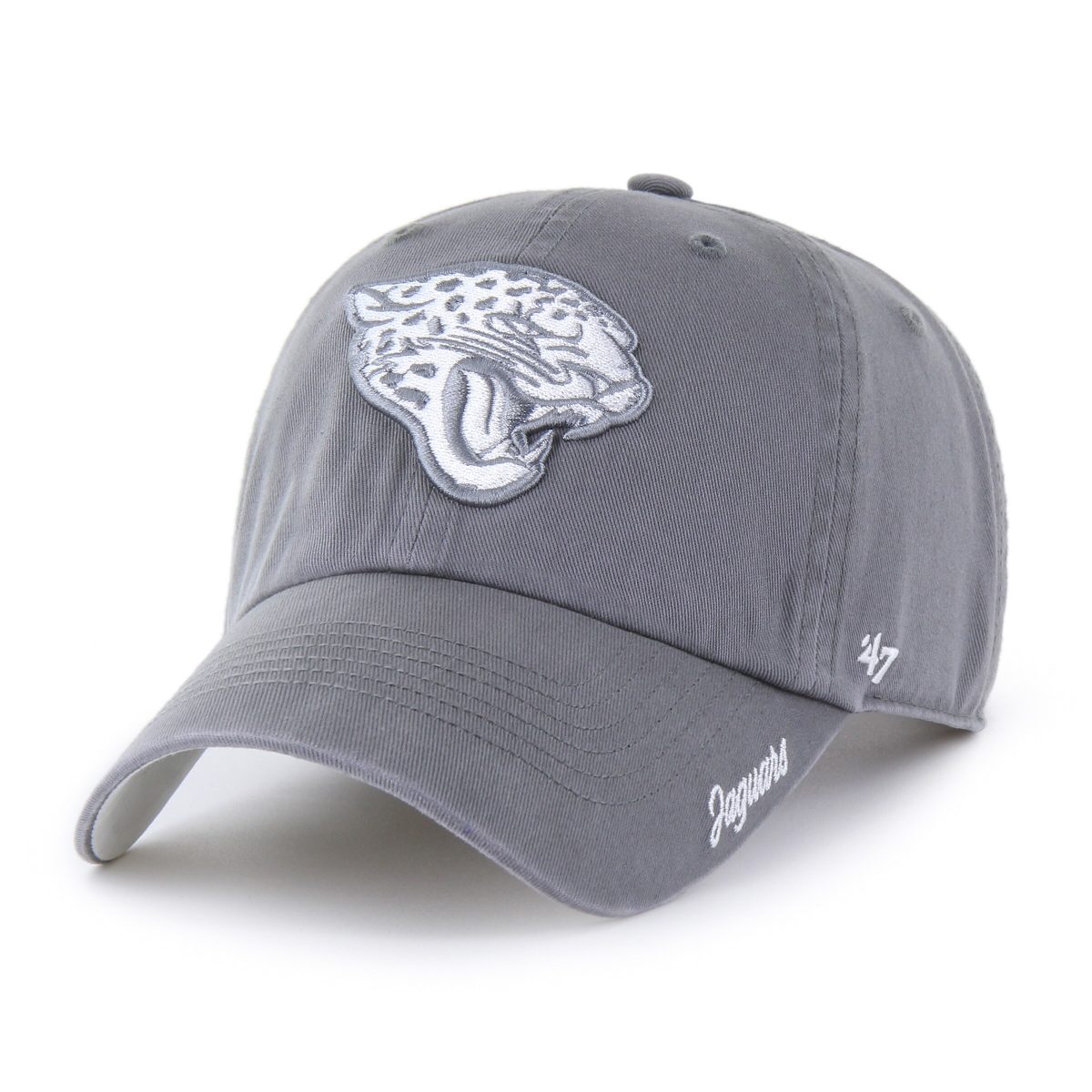 womens 47 gray jacksonville jaguars luminance cheer clean up adjustable hat Collection – Jacksonville Jaguars Jerseys, Hats & Fan Gear | Jaguars Shop