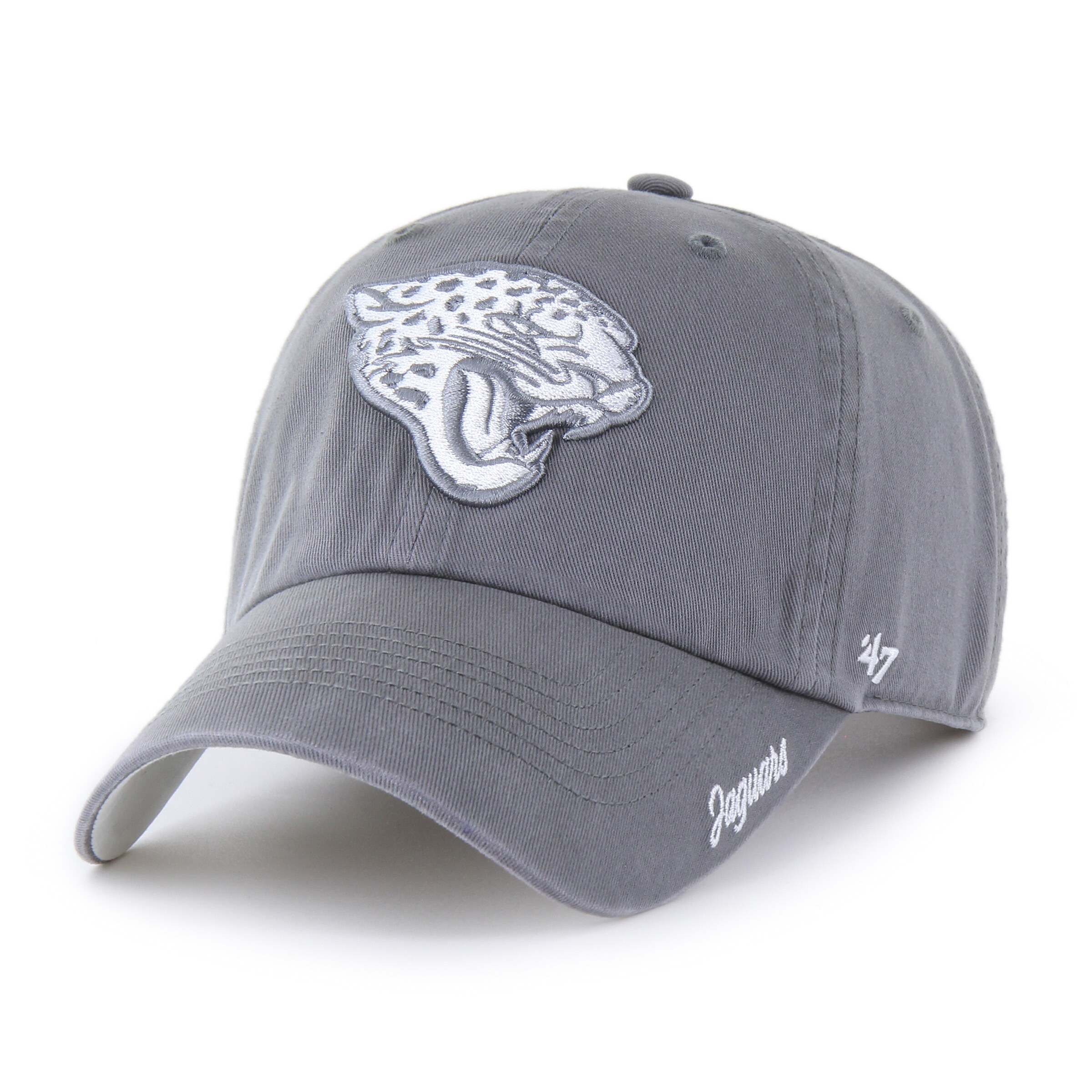 womens 47 gray jacksonville jaguars luminance cheer clean up adjustable hat Collection – Jacksonville Jaguars Jerseys, Hats & Fan Gear | Jaguars Shop